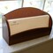 Dacasso Brown Crocodile Embossed Leather Letter Holder AG-2008 - alternate 3